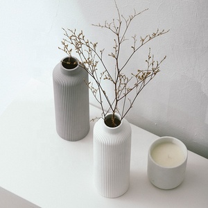 Jarrón de Cerámica YBH, Producto de Alta Demanda para Decoración del Hogar, Estilo Nórdico <span class=keywords><strong>Minimalista</strong></span> con Rayas, Decoración de China - Product Image 6
