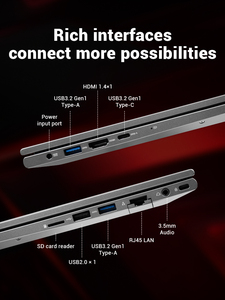 แล็ปท็อปรุ่นใหม่ล่าสุด Firebat AS1 ขนาด 15.6 นิ้ว แรม 16GB DDR4 ความจุ 512GB โปรเซสเซอร์ 6 คอร์และเธรด ตัวเครื่องโลหะ ภาษาอังกฤษ โปรเซสเซอร์ AMD - Product Image 2
