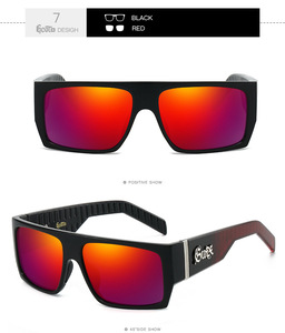 GCOTX Streetwear Chicano Biker Gang-Style Hip-Hop Fashion West Coast 7-Color Polarized UV400 Sunglasses with Full Frame <strong>G685</strong> - Product Image 6