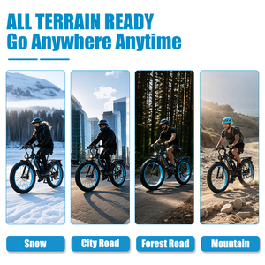 KETELES K800 26" Fat Tire E-Bike 48v/15AH Lithium <b>Battery</b> Mountain Bike Disc for Adults AWD K800 21-Speed Gear Ensures Precise C - Product Image 2