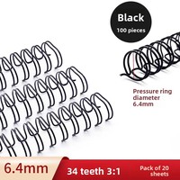 Anneaux de reliure en fer Shuchang A4, double spirale, pour calendrier de bureau, calendrier à feuilles mobiles, album photo sur mesure, 6,4 mm-31,8 mm