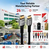 Professional HDMI 2.1 8K Ultra High Speed Cable 48Gbps HDR EARC Gaming HDMI Cable Manufacturer OEM ODM