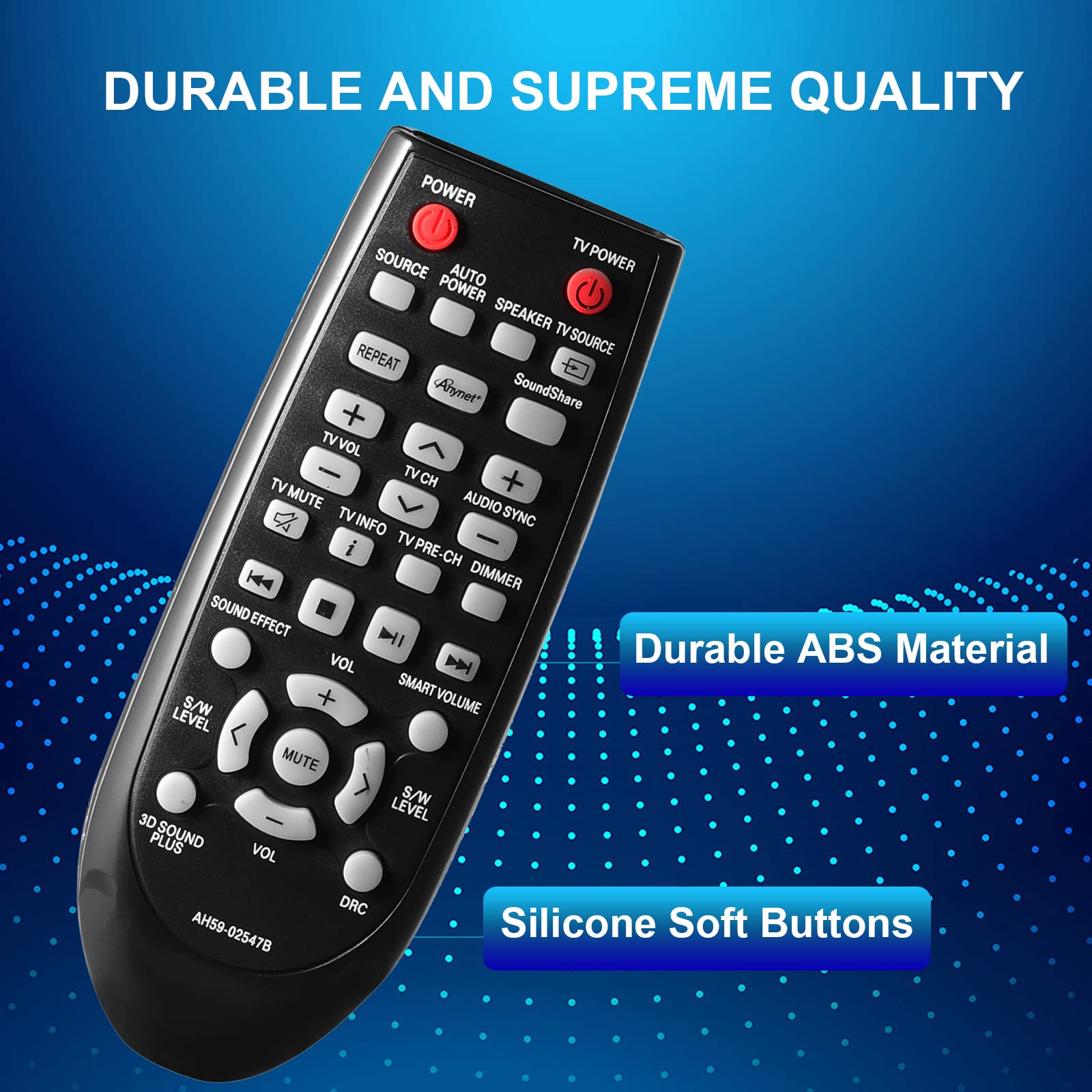 AH59-02547B Soundbar Remote Control Replacement for Samsung