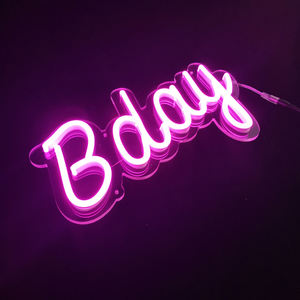 Insegne al Neon Decorative a LED con gemme Decorative su misura più vendute con grande insegna al Neon flessibile e varia - Product Image 4