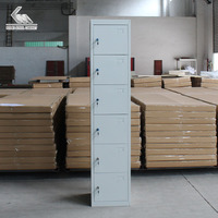 Mobilier Commercial personnalisé, casier en acier à 6 compartiments pour le personnel, rangement personnel, casier en métal