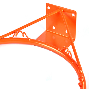 <span class=keywords><strong>9</strong></span> inch powder coated orange mini basketball hoop rim used to play inside - Product Image 2