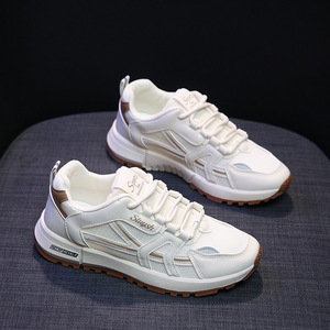 Nuevos Zapatos de <span class=keywords><strong>Mujer</strong></span> a la Moda con Suela Gruesa Antideslizante 2024 Transpirables Estilo Universitario Casuales Deportivos tipo Zapatillas para <span class=keywords><strong>Mujer</strong></span> - Product Image 6