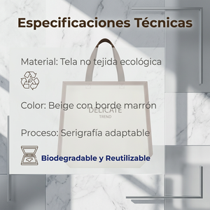 Borsa Tote Non Tessuta Design Aziendale Premium, per Conferenze ed Eventi Aziendali, Personalizzabile con Logo - Product Image 6