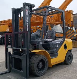 Chariot élévateur KOMATSU/HELI/TCM de 3 tonnes japonais d'origine Chariot élévateur diesel d'occasion FD30-17 avec chariot élévateur d'origine - Product Image 6