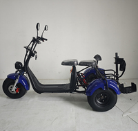 Scooter Eléctrico EEC de 2000W, 60v20ah, con GPS, Tres Ruedas, Tipo Harley, Neumáticos Anchos, para Adultos, Carrito de Golf