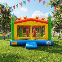 Château gonflable commercial en PVC pour enfants, idéal pour les locations de fêtes