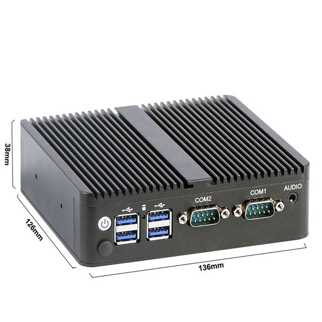 Intel Alder Lake N100 N95 I3-N305 Fanless Industrial Desktop Computer 2LAN Thin Client PC Firewall Router Pfsense Mini PC
