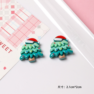 Accesorios Navideños Más Vendidos, Accesorios de Resina de Santa Claus, Colgantes Hechos a Mano para Carcasas de Teléfono, Venta al Por Mayor - Product Image 3