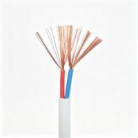 Câble RVVB plat flexible, câble plat isolé en PVC, câble électrique plat à 2 conducteurs, fil de cuivre OFC, câble de câblage domestique