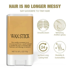 Cera para el Cabello en Barra, Control del Frizz, No Grasosa, Fijadora de Bordes para Peinar el Cabello de Bebé, Pomada de Acabado Duradero, 75g - Product Image 2
