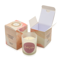 Boîte d'Emballage en Papier Grande et Blanche Mat de Haute Qualité pour Pots à Bougies, Direct Usine, avec Logo