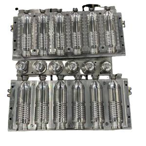 高品質は図面に従ってカスタマイズすることができます2/4キャビティ半自動ブロー金型 - Product Image 1