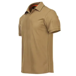 Hot sale Men's T-shirt Summer Classic Cotton Short Sleeve Tee Shirt Men Solid Tops Male Business Golf T Shits men's polo shirt