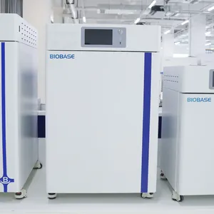 生物基地三月推广二氧化碳培养箱空气夹套50L RT + 5至60度，带液晶显示器和高效空气过滤器二氧化碳培养箱，用于实验室