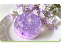 Nouvel Arrivage Balle Anti-Stress à Presser en Perles Cristallines, Effet Squishy Transparent à Remontée Lente