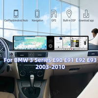 Écran double pour BMW Série 3 E90 E91 E92 E93 2003-2010 Lecteur multimédia GPS Navigation Android Auto Carplay Autoradio