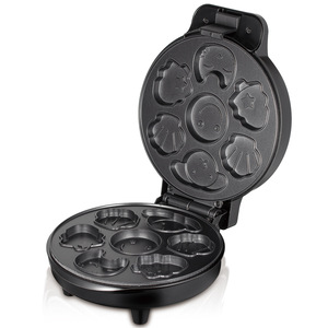 Máquina Eléctrica Antiadherente para Waffles Esféricos 1000W, Tacto Frío, para Desayunos en Casa, 7 Rebanadas, para Pasteles, Copos, Muffins, Mini Waffles y Cupcakes - Product Image 3