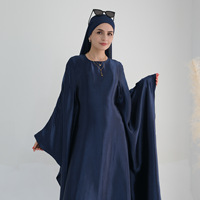 JY Luxe Satin Satin Abaya Kaftan Robes pour Femmes Modeste Élégant Style Vente Chaude Dubaï Vêtements Islamiques pour l'Automne Anti-Statique
