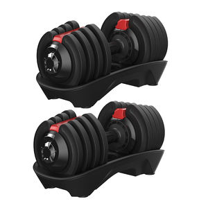 कस्टम लोगो एडजस्टेबल डम्बल जिम प्रशिक्षण 15 किलो-50 किलो 18 किलो 22 किलो 24 किलो 40lb 52.5lb 90lb - Product Image 6