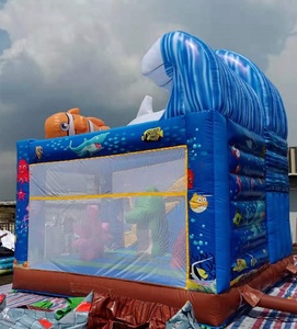 Combo Lâu Đài Nảy Bơm Hơi Theo Chủ Đề Đại Dương In Hình/Đồ Bơm Hơi Đại Dương Combo Lâu Đài Nhảy Phồng Trên Bãi Biển - Product Image 5