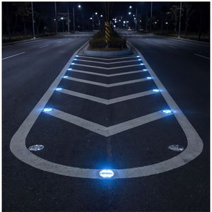 Borne solaire routière écologique en aluminium moulé monocristallin haute luminosité pour rondels - Product Image 3