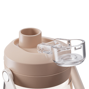 Bottiglia d'Acqua Motivazionale da 750ml in Plastica Trasparente Riutilizzabile e Sostenibile con Tappo Flip-Top per Palestra - Product Image 5