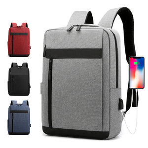 Promotional Gift Multifunctional Waterproof Bags for Male Business Laptop Backpack Usb Charging Bagpack Nylon Casual Rucksack
