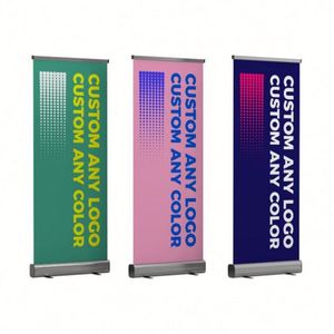 Oferta Especial: Soporte Retráctil Estándar de 80x200 para Banner Pop-Up Personalizado, Exhibidor Publicitario Enrollable, Soporte para Banner Enrollable - Product Image 1