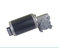 Moteur à engrenages 63WJS 12V 24V 48V DC 100W pour volet roulant, vélo électrique, appareil électroménager, bateau, IP45, montage à bride