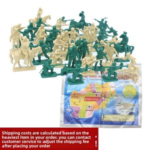 Modelo de Soldado de Plástico de 5 cm de la Segunda Guerra Mundial, Traje Militar Nostálgico de Comercio Exterior, Juguete para Niños - Product Image 3