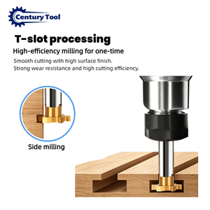 Fraise à rainurer en T Sharp, plaquettes en carbure à trois/dix dents avec <span class=keywords><strong>petit</strong></span> trou intérieur, outil de coupe CNC revêtu - Product Image 6