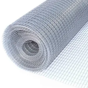 Welded wire mesh roll Electroplated zinc wire welding Hot dip galvanized wire welding in stock