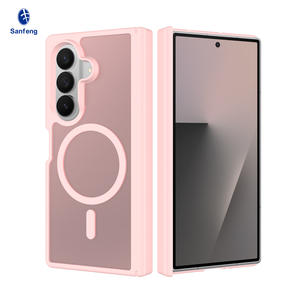 Étui de luxe pliable magnétique pour téléphone <span class=keywords><strong>portable</strong></span> Samsung Z Fold 7 8 avec protection de charnière, coque personnalisée pour femmes et jeunes filles - Product Image 1