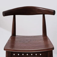 Table à manger haute en bois massif moderne Minimaliste en bois pour petit appartement médiéval Simple Confortable chaise de bar