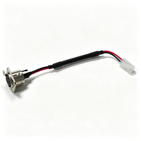 Câble de connecteur aviation femelle 5 broches GX12, faisceau de câbles de capteur M12, câble d'alimentation isolé en PVC pour l'automatisation industrielle PLC