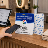 Carte à puce NFC RFID PVC Vorx Tech NTAG213 avec code QR et mini-étiquette pour le contrôle d'accès dans les magasins, salons, cafés et hôtels