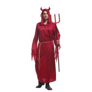 4ourcostumes Disfraz de Diablo Satánico para Hombre, Color Rojo, para Fiesta de Halloween, Cosplay, 4ourcostumes - Product Image 3