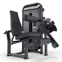 DZ1951 Appareil de musculation professionnel double fonctionnel pour exercices des jambes – Machine à extension et flexion des jambes