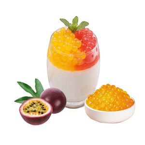 Nouvel Arrivage Ingrédients pour Bubble Tea Garnitures de Pudding Cristaux de Konjac Boba Saveur Fruit de la Passion Marque DDUYO pour Global Beverage - Product Image 6