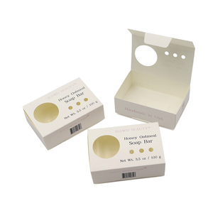 Bán Buôn Sang Trọng In Màu Giấy Kraft Xà Phòng Hộp Thanh Bao Bì Tùy Chỉnh Hộp Xà Phòng Với Cửa Sổ - Product Image 4