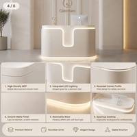 Qianhao - Mobilier de bureau commercial haut de gamme moderne et luxueux en MDF, ensemble complet pour restaurant, salon, réception