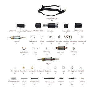 2032 OEM Corée Original remplacer 65W 35000 tr/min fort 207 avec 102L micromoteur polisseur à ongles pédicure manucure perceuse à ongles - Product Image 4