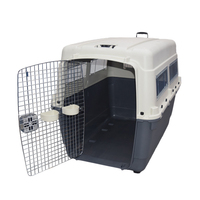 Cages de transport générales pour chiots IATA, cages portables pour animaux de compagnie, transporteurs en plastique, grandes cages de voyage pour chiens