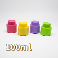 Bouteille de 100 ml pour dissolvant de vernis à ongles, flacon de recharge en plastique, emballage pour nail art, flacon d'acétone avec opercule en aluminium