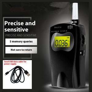 Alta precisão compatível com USB Breath <span class=keywords><strong>Alcohol</strong></span> <span class=keywords><strong>Tester</strong></span> Detecção de Mil Lugares para DUI Traffic Checks Vehicle Driving Influence - Product Image 4